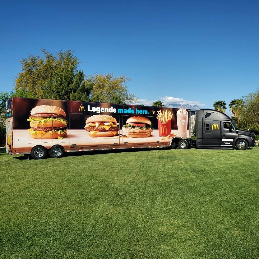 mobile McDonald's food truck