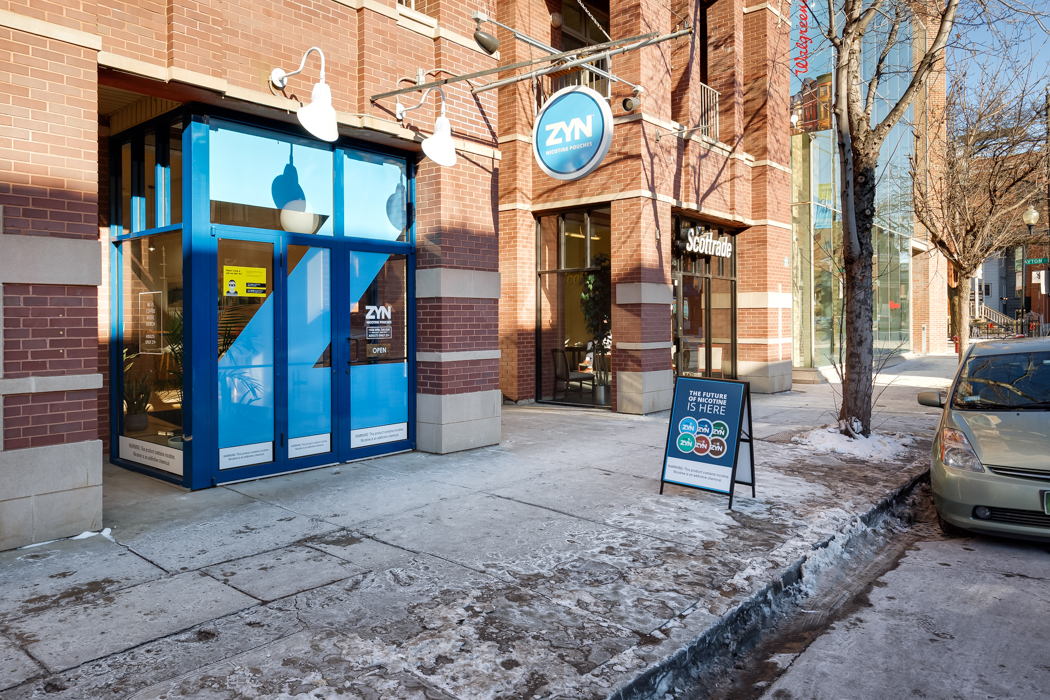 Exterior of a store building