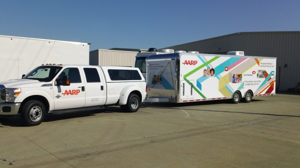 White Bumper Pull Trailer