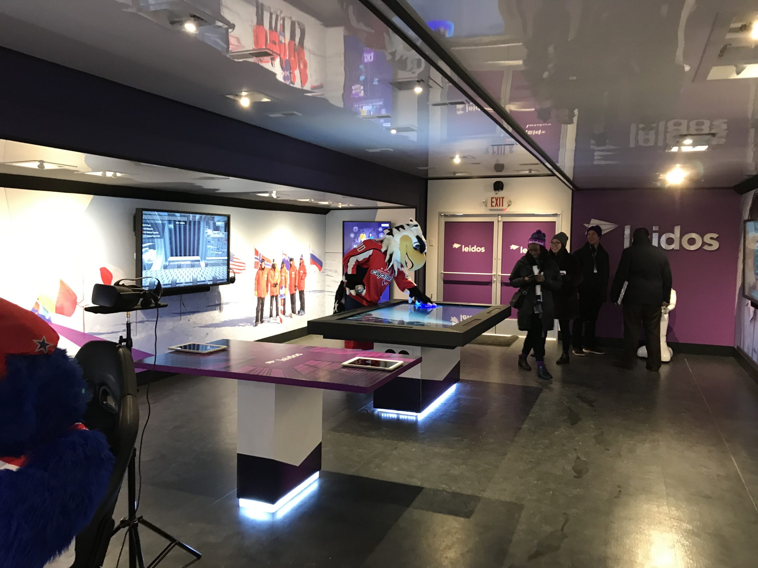 Leidos - Interior - Washington Capitols Mascot