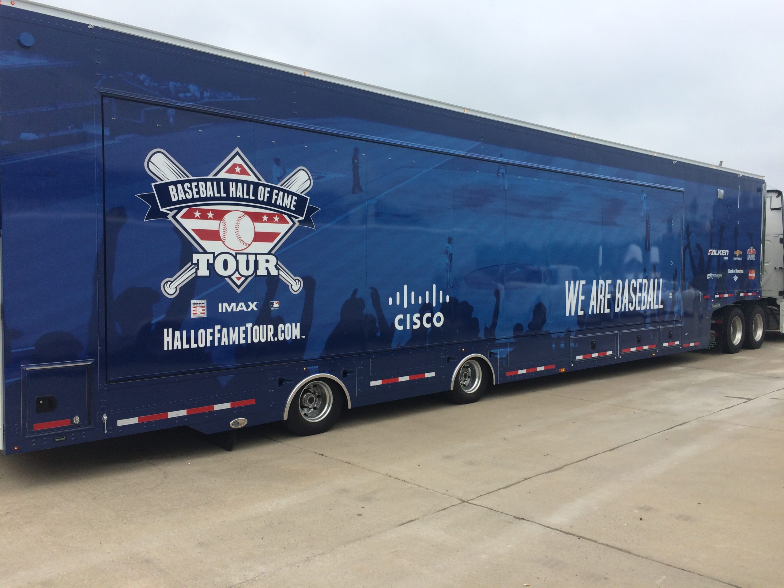 blue trailer