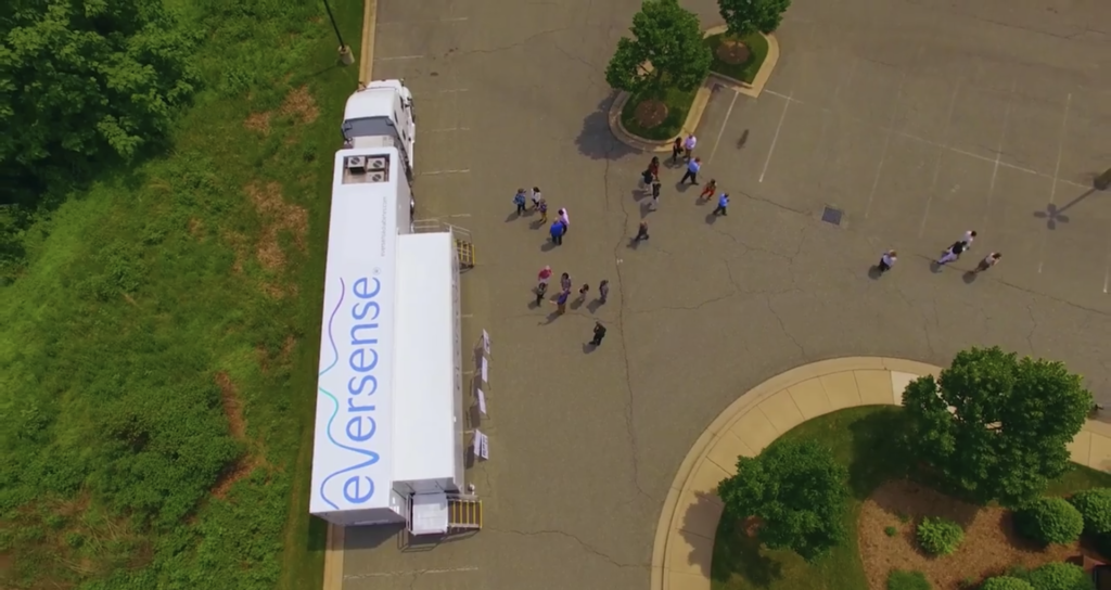 Senseonics expandable trailer
