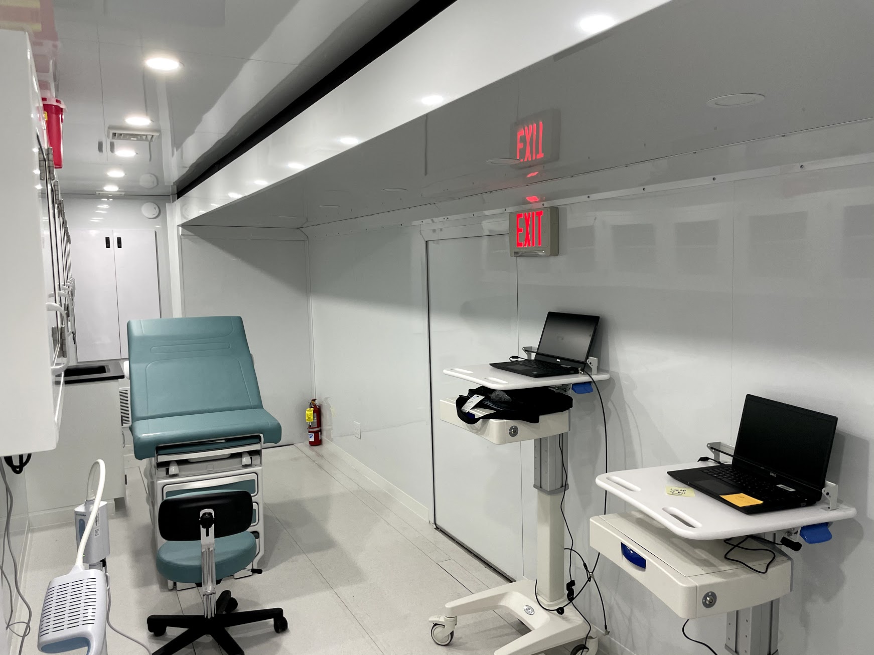 Interior of Tohono mobile clinic