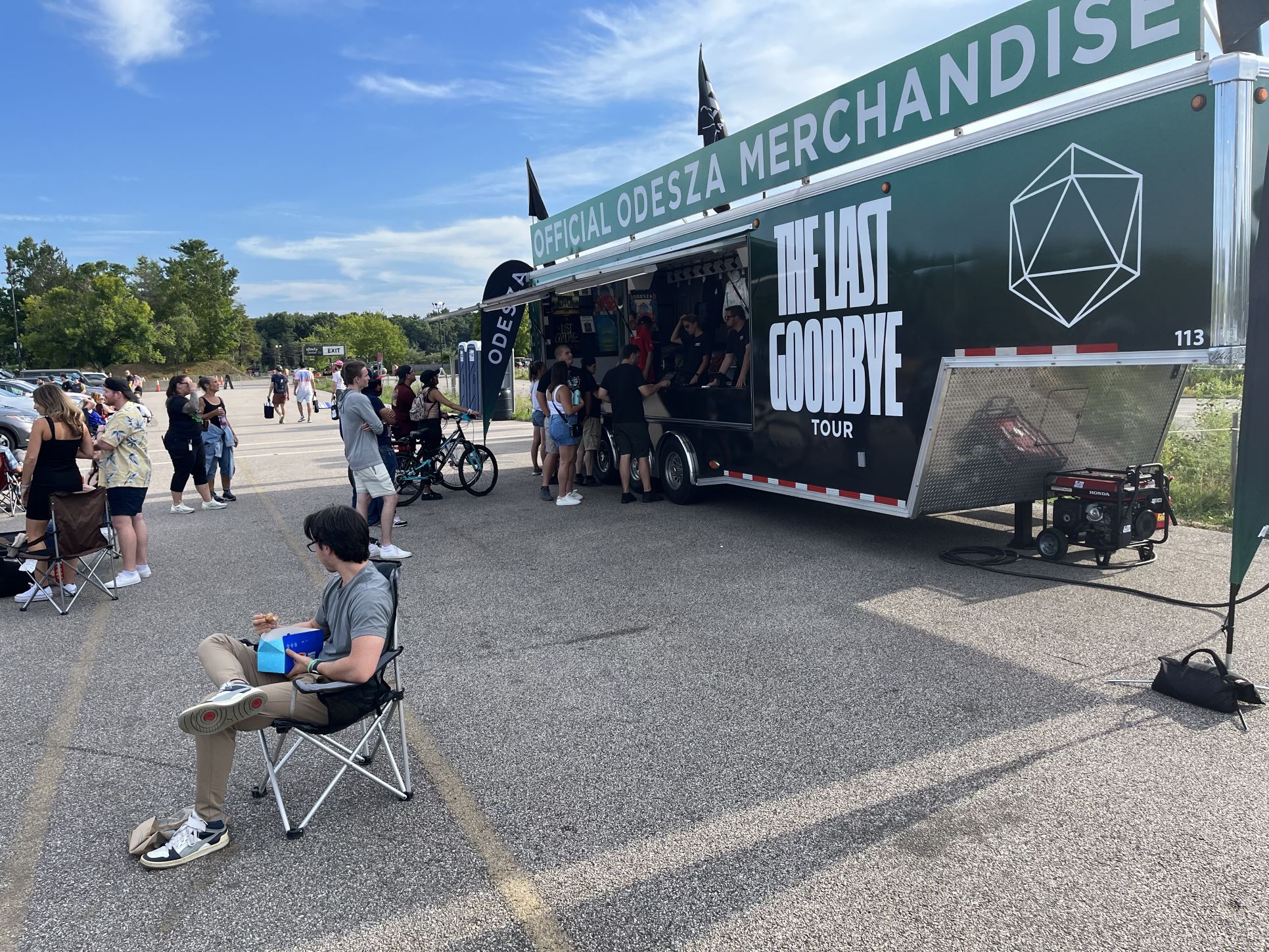 Brewco Marketing Group partnered with Red Light to design and fabricate an official mobile merchandise trailer for ODESZA